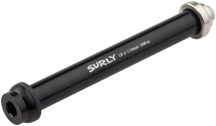 Surly Front Thru-Axle – 15×110 mm Chromoly Black