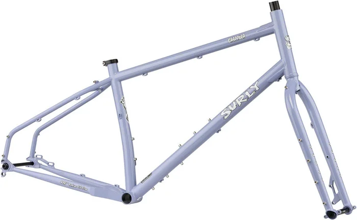 Surly Grappler Frameset – 27.5″ Steel Purple Dust Bunny X-Small
