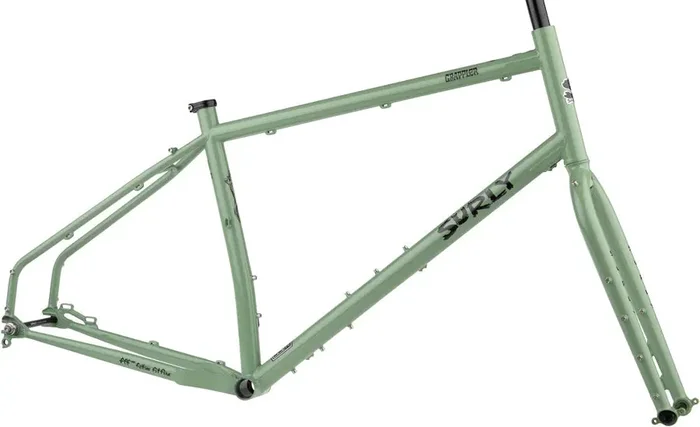 Surly Grappler Frameset – 27.5, Steel, Sage Green, Small