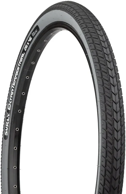 Surly Gravel Tire ExtraTerrestrial 26 x 46c Tubeless Folding Black/Slate 60tpi
