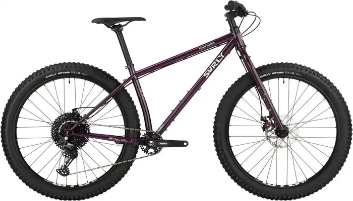Surly Karate Monkey Bike – 27.5″, Steel, Organic Eggplant, Large