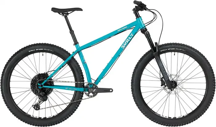 Surly Karate Monkey Front Suspension Bike – 27.5″, Steel, Lost at Sea Blue, X-Large