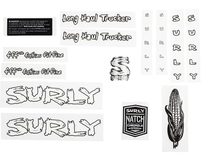 Surly LHT Decal Set (White)