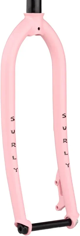 Surly Lowside Fork – 26/27.5″, 15x110mm Thru-Axle, 1-1/8″ Straight Steerer, Steel, New Pig Smell