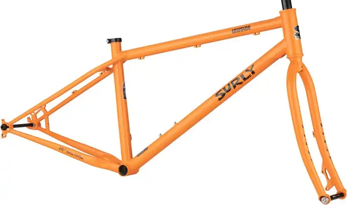 Surly Lowside Frameset – 27.5″, Steel, Dream Tangerine, X-large