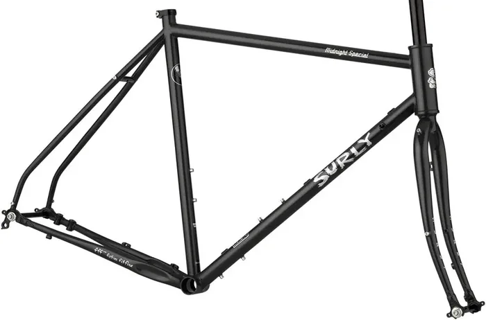 Surly Midnight Special Frameset – 650b/700c, Steel, Hi-Viz Black, 50cm