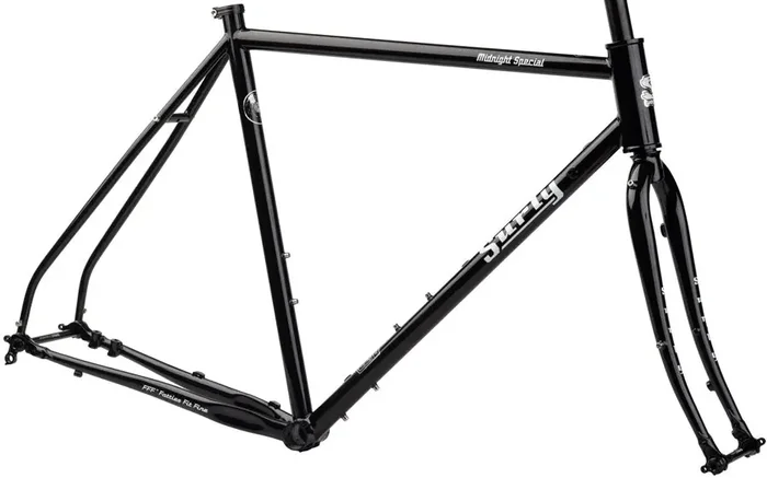 Surly Midnight Special Frameset – 650b/700c, Steel, Hi-Viz Black, 54cm