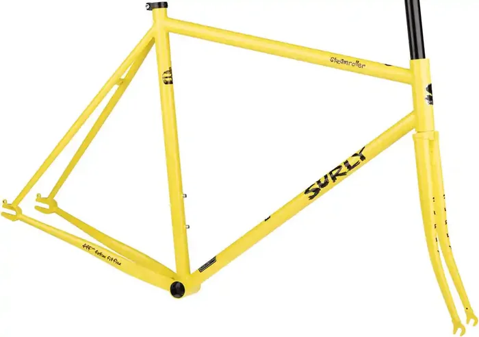 Surly Steamroller Frameset – 700c, Steel, Banana Candy Yellow, 49cm