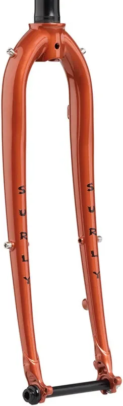 Surly Straggler Thru-Axle Fork – 700c, 410mm, 1-1/8″ Straight Steerer, Steel, Shaggy Carpet