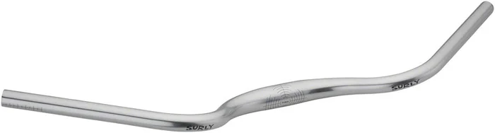 Surly Terminal Bar Handlebar – 31.8mm Clamp 735mm Width 40mm Rise Aluminum Silver