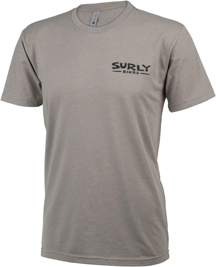 Surly The Ultimate Frisbee Mens T-Shirt – Gray Small