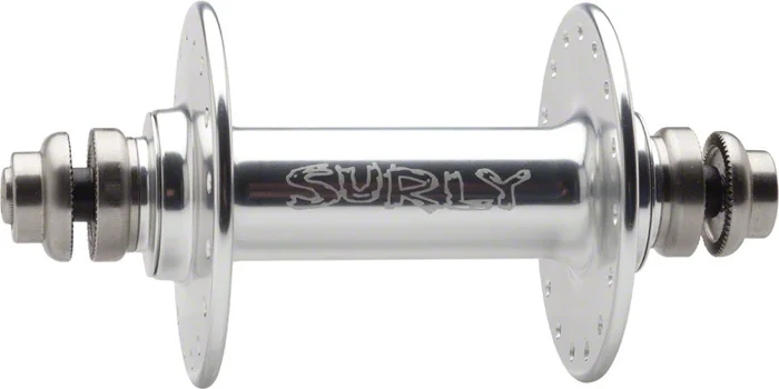 Surly Ultra New Non-Disc Front Hub – 9 x 1 x 100mm Rim Brake Silver 32h