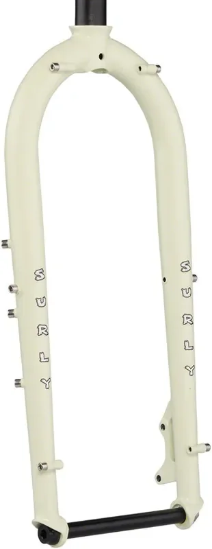 Surly Wednesday Fork – 26″, 15x150mm Thru-Axle, 1-1/8″ Straight Steerer, Steel, Key Lime Sneeze