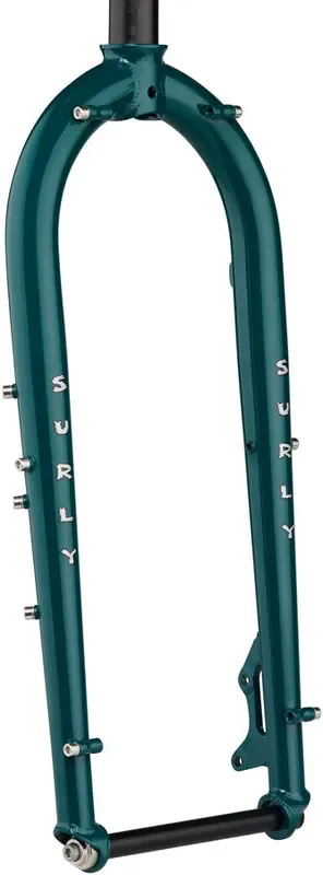 Surly Wednesday Fork – 26″, 15x150mm Thru-Axle, 1-1/8″ Straight Steerer, Steel, OG Algae
