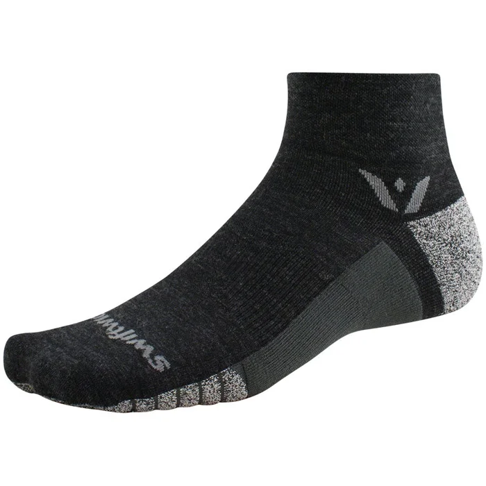 Swiftwick Flite XT Trail Two Bike Socks – Black