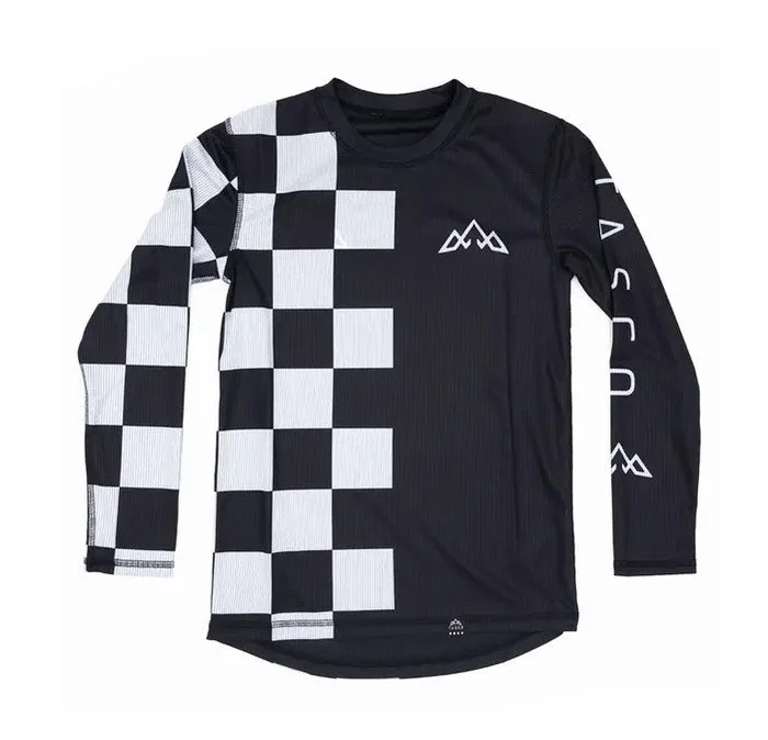 Tasco Mullet Reversible Ride Jersey Long Sleeve Black / White