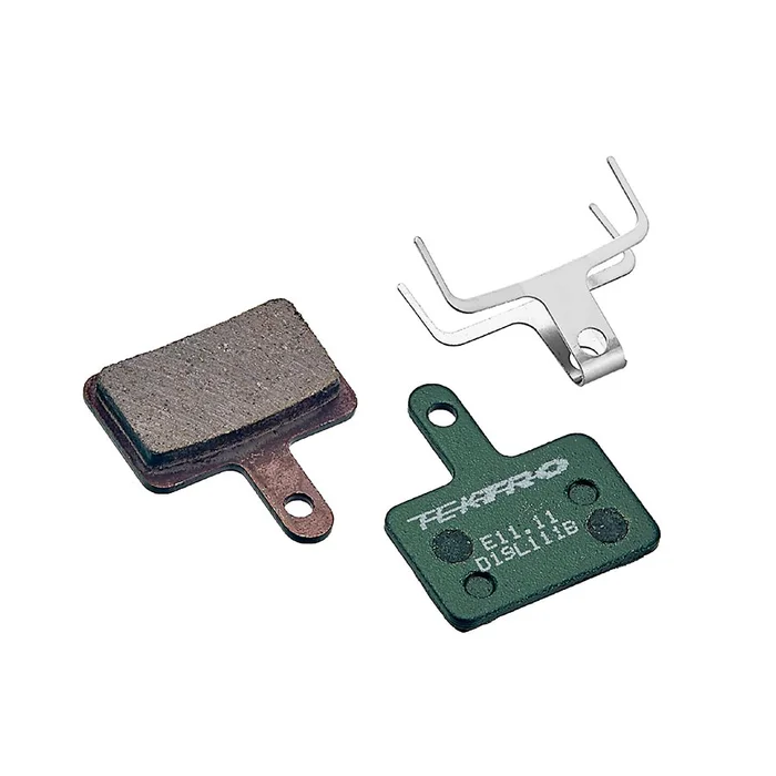 Tektro E11.11 Disc Brake Pad – Organic Compound 5mm Thickness For 2-Piston Brake Calipers Green