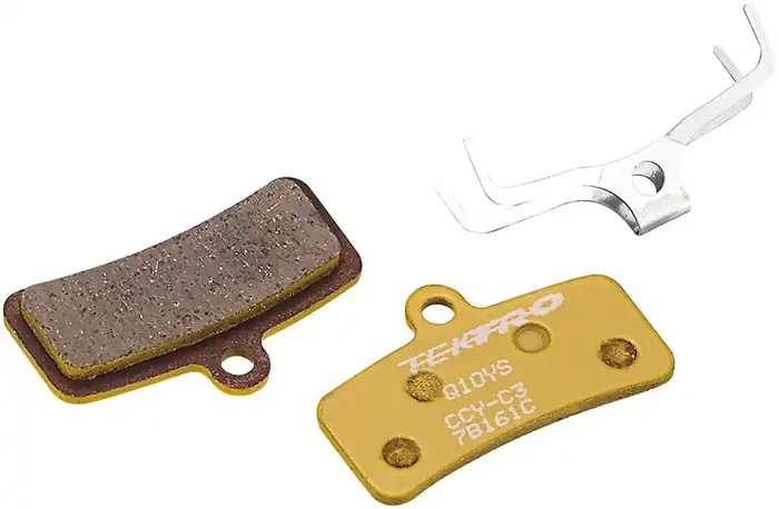 Tektro Q10YS Disc Brake Pads – Overall Balanced Resin Compound, For 4-Piston Caliper