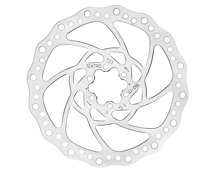 Tektro TR-17 Disc Brake Rotor (6-Bolt) (160mm) (2.3mm Thickness)