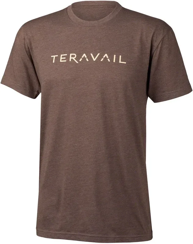 Teravail Logo Short Sleeve T-Shirt – Unisex, Espresso, Medium