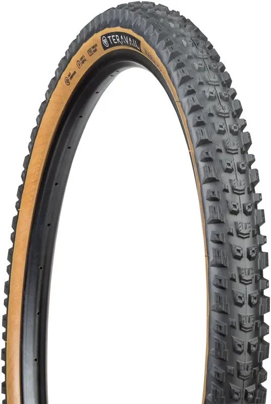 Teravail Warwick Tire 29×2.3 Tubeless Folding Tan Light and Supple Fast Compound 19-000334