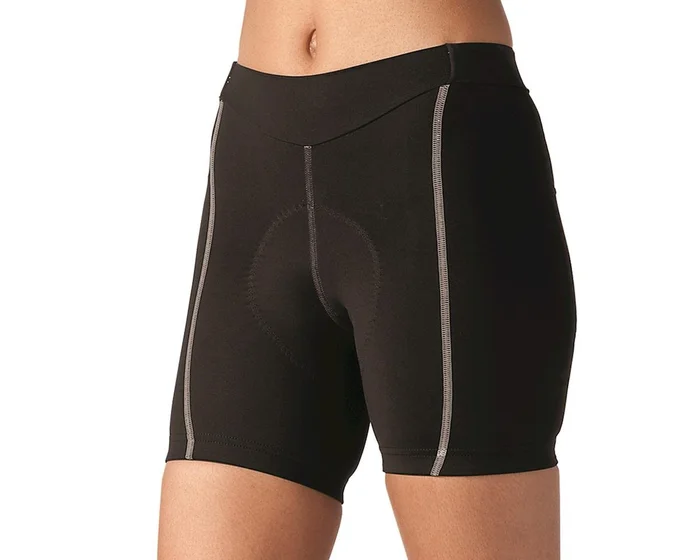 Terry Women’s Bella Short (Black/Grey) (Short Inseam) (XL)