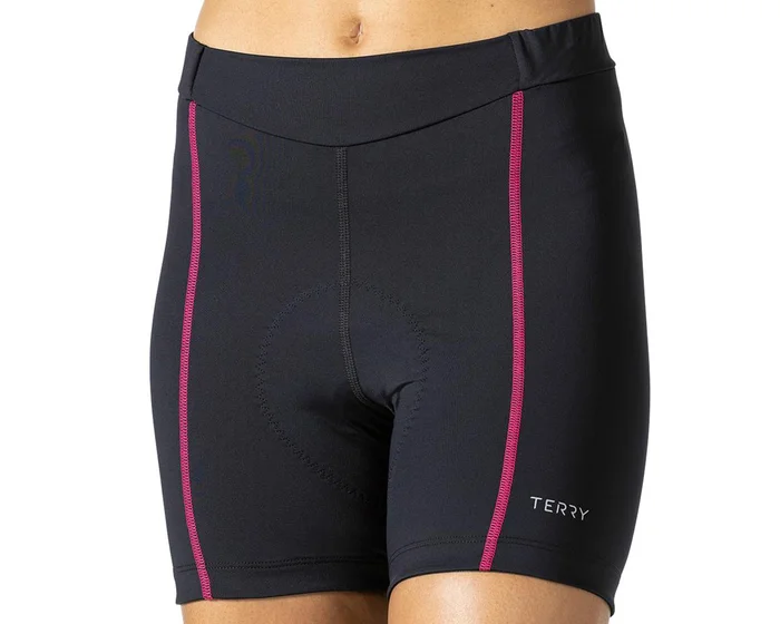 Terry Women’s Bella Short (Black/Pink) (Short Inseam) (L)