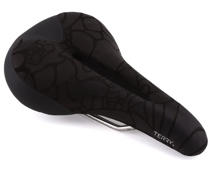 Terry Women’s Butterfly Ti Saddle (Black) (Titanium Rails) (155mm)