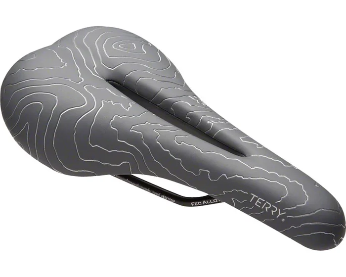 Terry Women’s Topo Saddle (Kingdom Grey) (FeC Alloy Rails) (150mm)