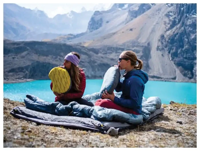 Thermarest Airhead Large Yellow Inflatable Camping Pillow