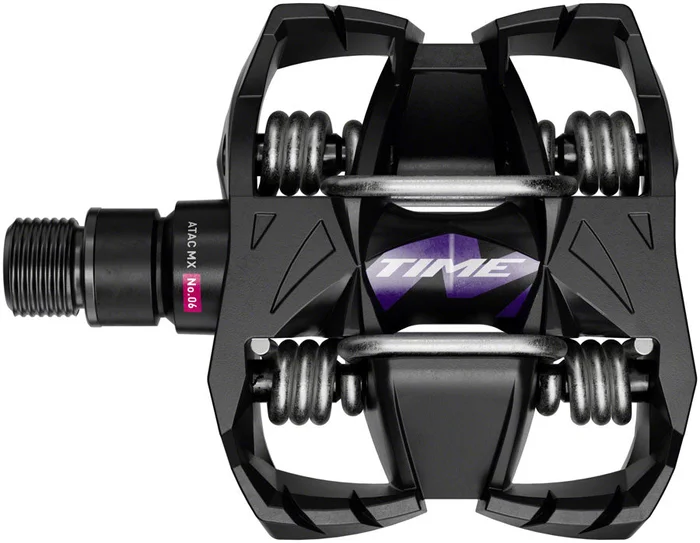TIME MX 6 Pedals – Dual Sided Clipless with Platform Aluminum 9/16″