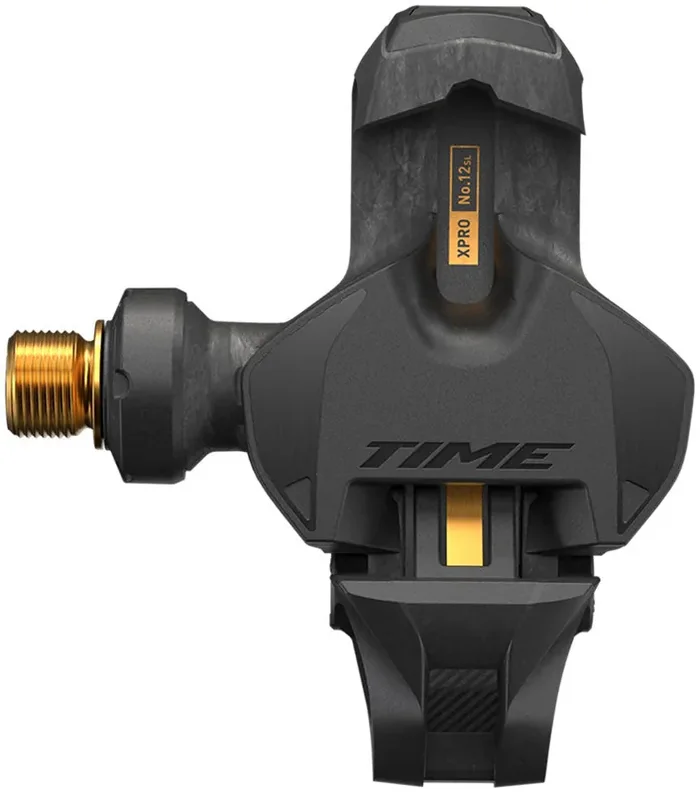 Time XPRO 12SL Pedals – Single Sided Clipless, Carbon, 9/16″, Carbon/Gold, QF 51, C1