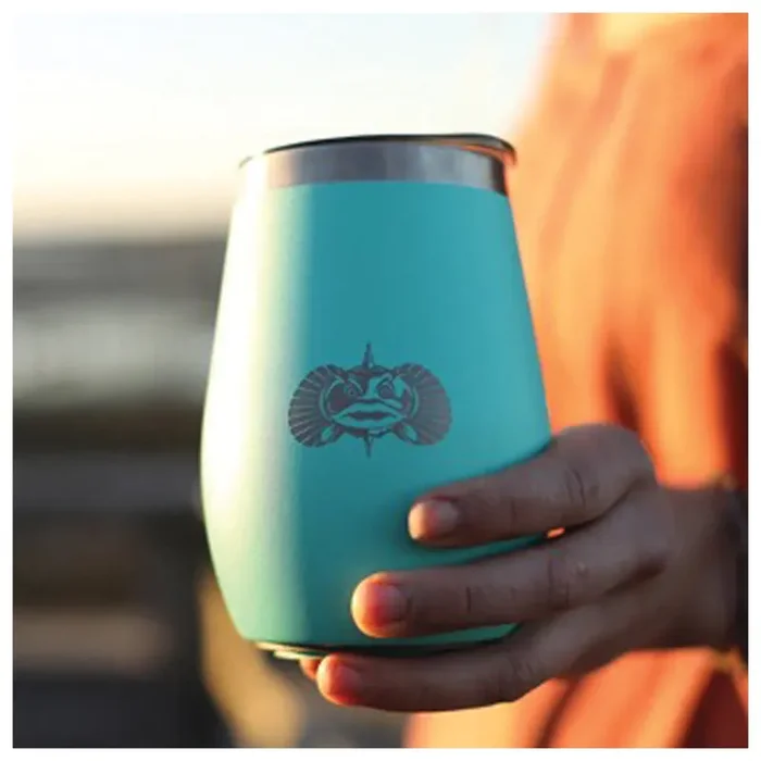 Toadfish Non-tipping Wine Tumbler Teal