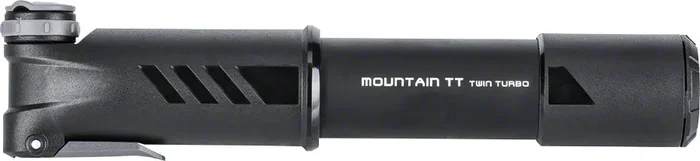 Topeak Mountain TT Twin Turbo Mini Pump – 120psi, Black
