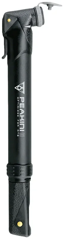 Topeak Peakini II Mini Pump – 90psi, Black