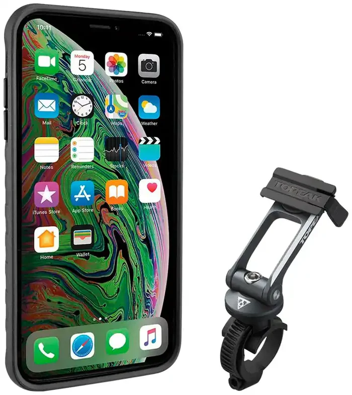 Topeak Ridecase with Mount – Fits iPhone XS MAX, Black/Gray