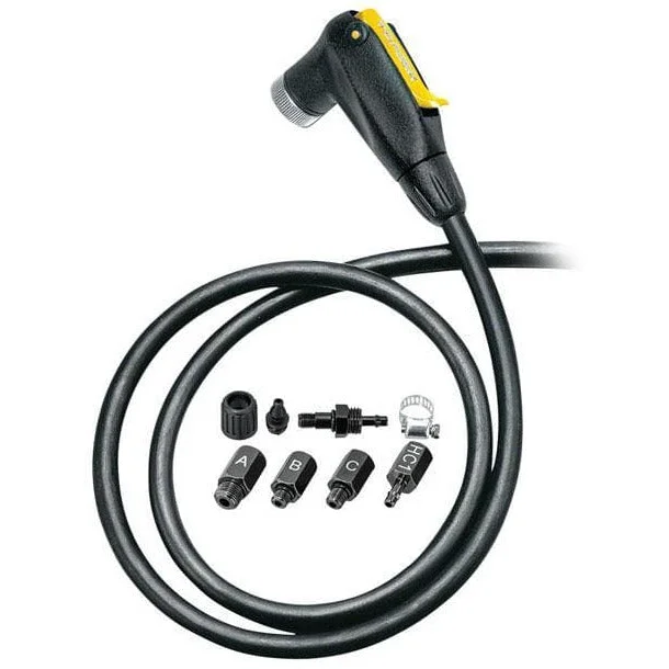 Topeak SmartHead Presta/Schrader Valve Upgrade with 38″ Hose: Retrofits Most Pumps