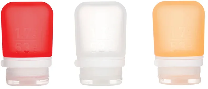 Travel in Style with Humangear Gotoob+ 3-Pack Clear/Red/Orange Travel Containers
