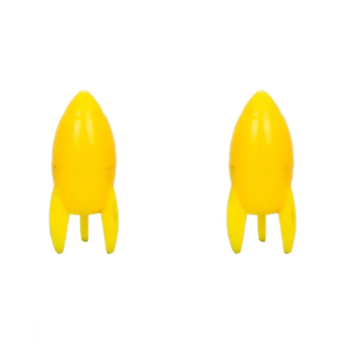 Trik Topz Valve Caps Presta Rockets Yellow PV