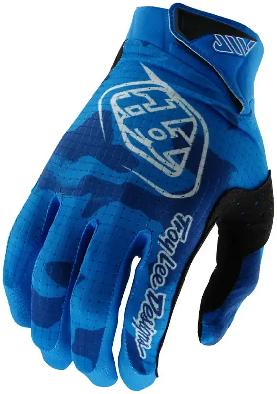 Troy Lee Designs Air Glove – Blotted Bright Blue, Small