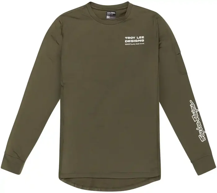 Troy Lee Designs Ruckus Long Sleeve Ride Tee – Factory Caper, Small