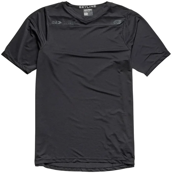 Troy Lee Designs Skyline Short Sleeve Jersey – Mono Black, Large
