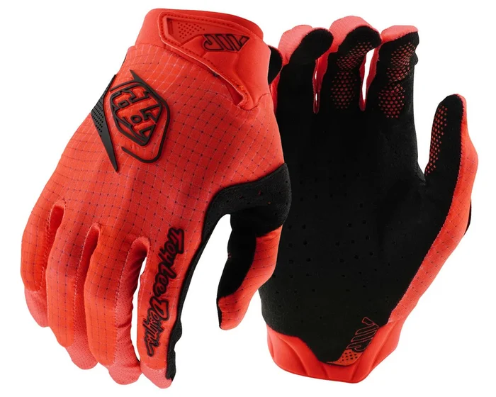 Troy Lee Designs Youth Air Long Finger Gloves (Mono Orange) (Youth S)