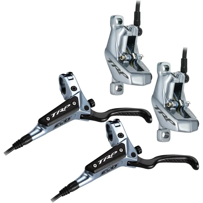 TRP DH-R EVO Hydraulic Disc Brake Set 2x Post Mount Front and Rear, Gravity & Enduro Performance