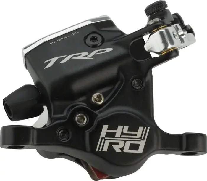 TRP HY/RD Mechanical/Hydraulic Post Mount Brake with Composite Resin Pads, Black