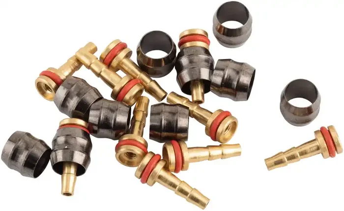TRP Hydraulic Hose Kit – For 5.0mm, Compression Ferrules, Brass Inserts with O-Rings, 10/Each