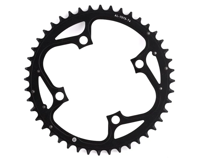 TRUVATIV Trushift Aluminum Chainrings (Black) (3 x 8-11 Speed) (Outer) (44T) (104/64mm BCD)