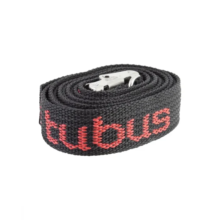 Tubus Lashing Strap 1250mm/49in Black High-Quality Woven Strap