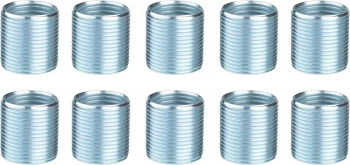 Unior Proprietary Crank Repair Pedal Thread Inserts for Left Crankarm, 9/16″ 10 Pack, Silver