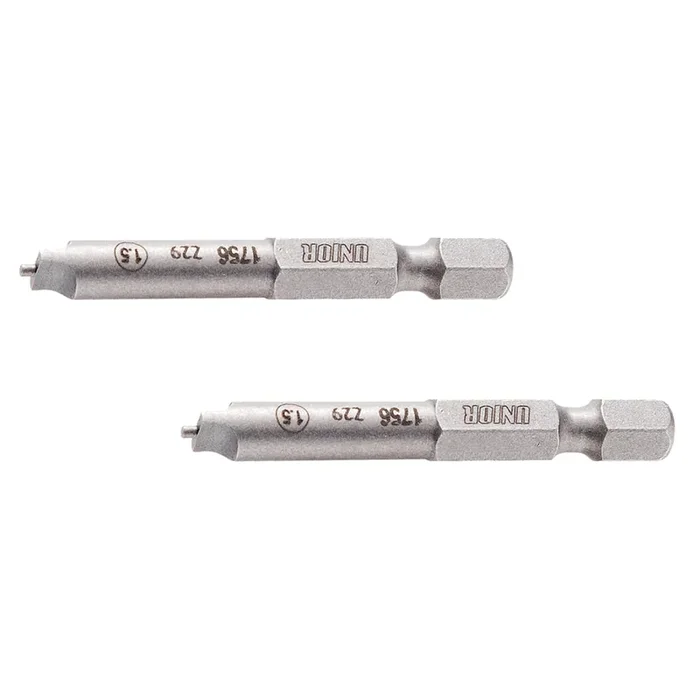 Unior Speed Nipple Bits Bundle Precision Wheel Building Tools for Spoke Threading, 1.5mm & 2.5mm